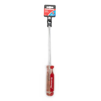 Crescent 8 in. Slotted 5/16 in. Screwdriver Metal Red 1 pc.