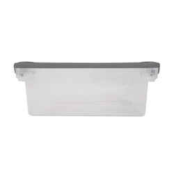 Homz 6-1/8 in. H X 16 1/4 in. W X 7 in. D Stackable Storage Bin