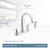 Moen Solidad Solidad Two Handle Chrome Kitchen Faucet Side Sprayer Included