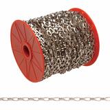 Campbell No. 2 Chrome Plated Silver Steel Hobby/Craft Sash Chain 0.016 in. D 164 ft.