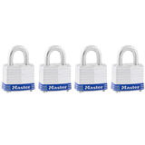 Master Lock 1-5/16 in. H X 1-5/8 in. W X 1-1/2 in. L Laminated Steel Double Locking Padlock 4