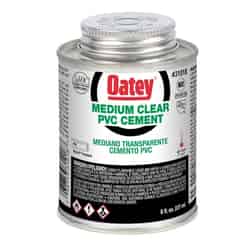Oatey Clear For PVC 8 oz. Cement