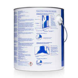 Ames Blue Max Liquid Rubber Translucent Blue Water-Based Waterproof Sealer 1 gal