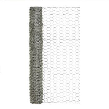 Garden Zone 36 in. H x 25 ft. L 20 Ga. Silver Poultry Netting