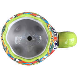 Avera Products Talavera 9 in. H x 8 in. W Ceramic Talavera Planter