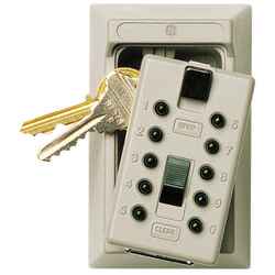 GE 4-1/8 in. H x 2.5 in. W x 2-1/4 in. L Steel 3-Digit Combination Key Safe 1 pk