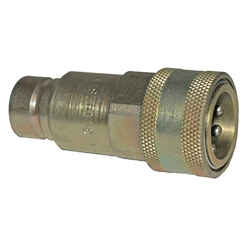 Apache 0.5 in. Dia. 3000 psi Flat Face Hydraulic Adapter Steel