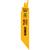 DeWalt Flexvolt 8 in. L Bi-Metal Reciprocating Saw Blade 14/18 TPI 5 pk