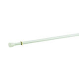 Kenney Enamel White Tension Rod 48 in. L