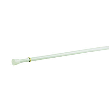 Kenney Enamel White Tension Rod 48 in. L