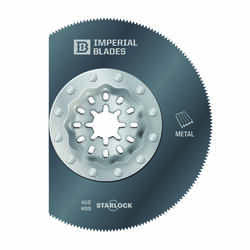 Imperial Blades Starlock 3-3/8 in. Dia. Bi-Metal Segmented Oscillating Saw Blade 1 pk