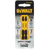 DeWalt Torx Black Oxide Screwdriver Bit 2 pc. 2 in. L x T25 in. 1/4 in.