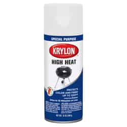 Krylon Special Purpose Flat White High Heat Spray Paint 12 oz.