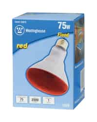 Westinghouse 75 watts BR30 Incandescent Bulb Red Floodlight 1 pk