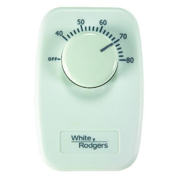 White Rodgers Heating Dial Single Pole Line Voltage Baseboard Thermostat