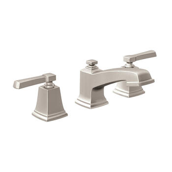 Moen Boardwalk Boardwalk Brushed Nickel Widespread Bathroom Faucet 8-16 in.