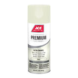 Ace Premium Satin Ivory Enamel Spray Paint 12 oz.