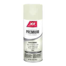Ace Premium Satin Ivory Enamel Spray Paint 12 oz.