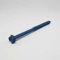 Ace 1/4 in. x 3-3/4 in. L Slotted Hex Washer Head Steel Masonry Screws 30 pk