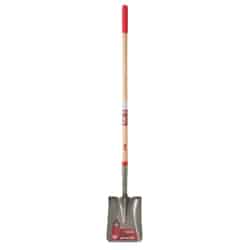 Ace  Steel blade Wood Handle 9 in. W x 57.75 in. L Square Point  Shovel 