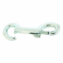 Campbell Chain 3/8 in. Dia. x 3-1/2 in. L Zinc-Plated Iron Open Eye Bolt Snap 60 lb.