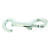 Campbell Chain 3/8 in. Dia. x 3-1/2 in. L Zinc-Plated Iron Open Eye Bolt Snap 60 lb.