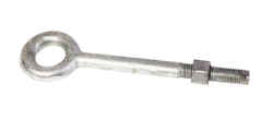 Baron 3/8 in. x 4-1/4 in. L Hot Dipped Galvanized Steel Eyebolt Nut Included