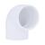 Charlotte Pipe Schedule 40 1/2 in. Slip T X 1/2 in. D Slip PVC Elbow