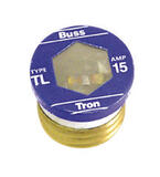 Bussmann 15 amps 125 volts Plastic Time Delay Plug Fuse 4 pk