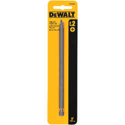 DeWalt 6 in. L x #2 in. Heat-Treated Steel 1 pc. Phillips 1/4 in. Screwdriver Bit