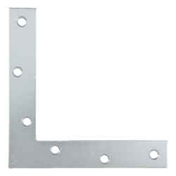 Ace 6 in. H x 4.75 in. W x 6 in. D Flat Corner Brace Zinc