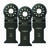 Imperial Blades Starlock 1-3/8 in. Dia. High Carbon Steel Oscillating Saw Blade 3 pk