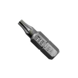 Best Way Tools TORX TORX Tamperproof Bit T15 x 1 in. L 1/4 in. Screwdriver Bit Hex 1 pc.