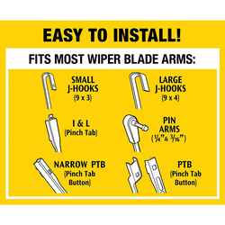 Rain-X Latitude 17 in. Windshield Wiper Blade All Season