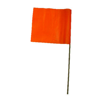 C.H. Hanson Orange Marking Flags Plastic 10 15 in.