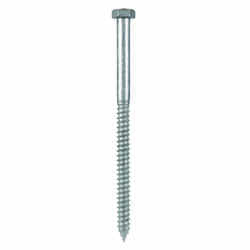 HILLMAN 8 in. L x 1/2 in. Hot Dipped Galvanized Steel Lag Screw 25 pk Hex