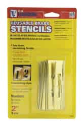C.H. Hanson 2 in. Brass Number Set Nail-On 0-9