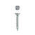 SPAX No. 8 x 1-1/4 in. L Phillips/Square Flat Zinc-Plated Steel Multi-Purpose Screw 30 each