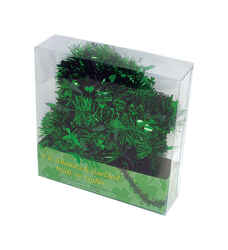 Sienna St. Patricks Day Shamrock Tinsel Garland 1 pk