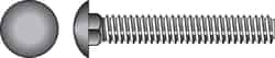 HILLMAN 1/4 Dia. x 2 in. L Stainless Steel Carriage Bolt 50 pk