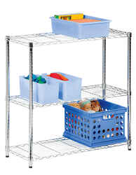 Honey Can Do 30 in. H x 14 in. W x 24 in. D Steel Shelving Unit