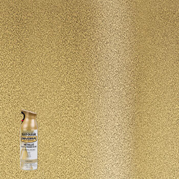 Rust-Oleum Universal Paint & Primer in One Pure Gold Spray Paint 11 oz.