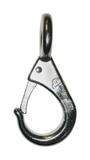 Baron 9/16 in. Dia. x 3-3/4 in. L Polished Steel Snap Hook 190 lb.