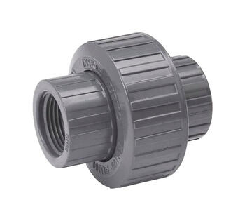 B & K ProLine Schedule 80 1/2 in. FPT x 1/2 in. Dia. Threaded PVC Union