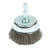 Forney 1/4 in. x 2 in. Dia. Coarse Crimped Wire Cup Brush 1 pc. Steel