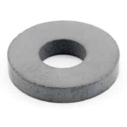 Master Magnetics .118 in. Ceramic Magnet Rings 0.39 lb. pull 3.5 MGOe Ring 6 pc. Black