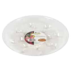 Gardeners Blue Ribbon 1 in. H x 12 in. W Clear Plastic Plant Saucer