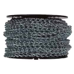 Campbell Chain No. 2 in. Twist Link Carbon Steel Machine Chain Silver 125 ft. L x 5/32 in. Dia.
