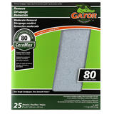 Gator CeraMax 11 in. L X 9 in. W 80 Grit Ceramic Sandpaper 1 pk