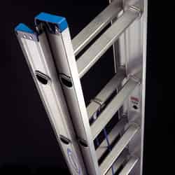 Werner 40 ft. H X 17.33 in. W Aluminum Extension Ladder Type 1 250 lb
